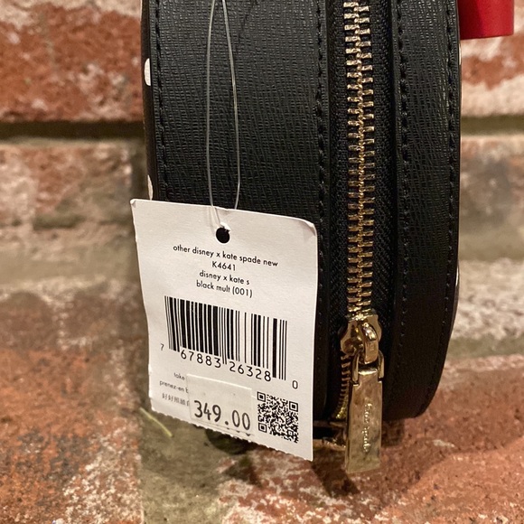 NWT Kate Spade New York Minnie Mouse Crossbody Bag with Ears and Bow - Picture 5 of 9